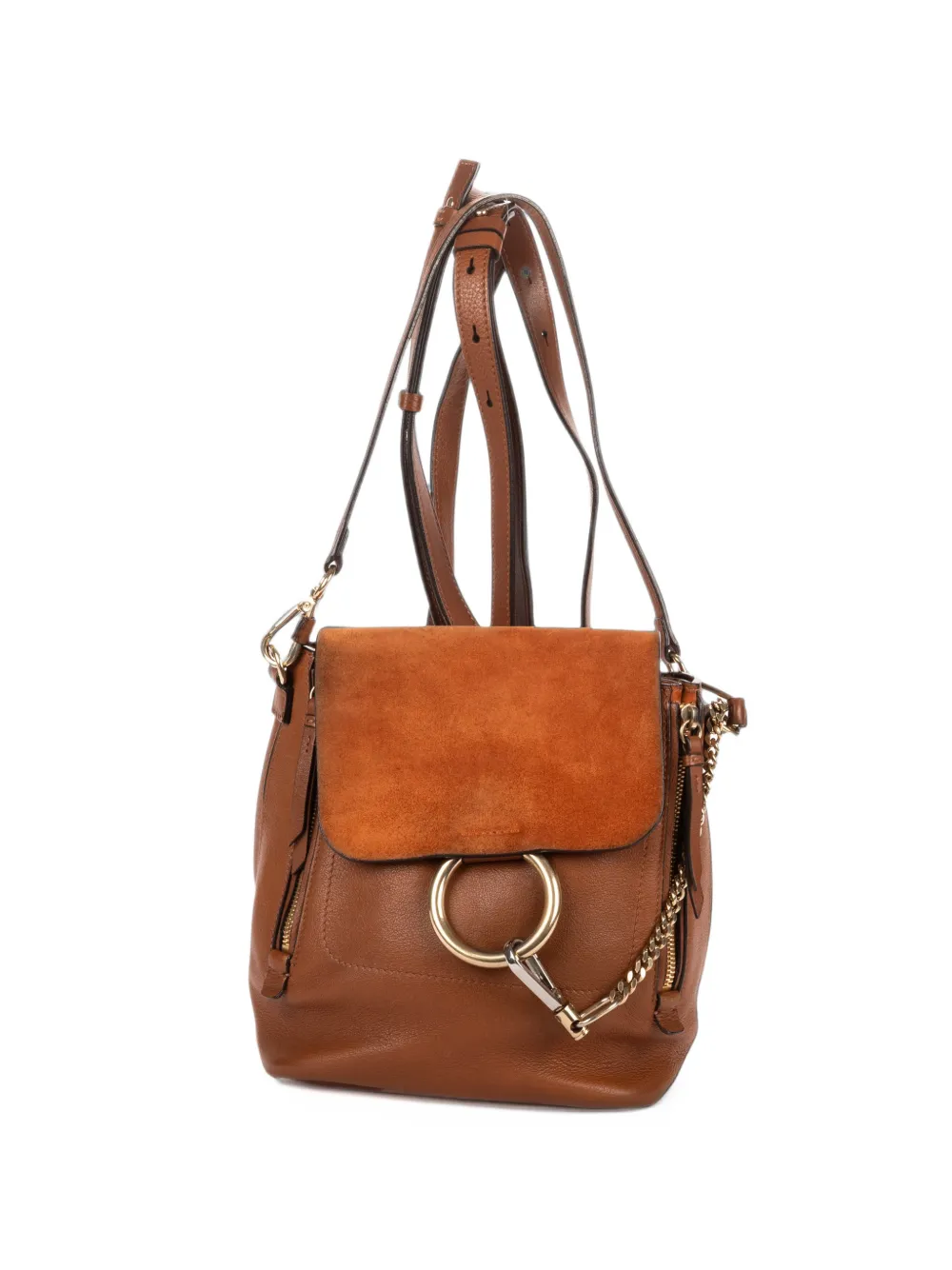 Chloé Pre-Owned mini Faye backpack - Braun