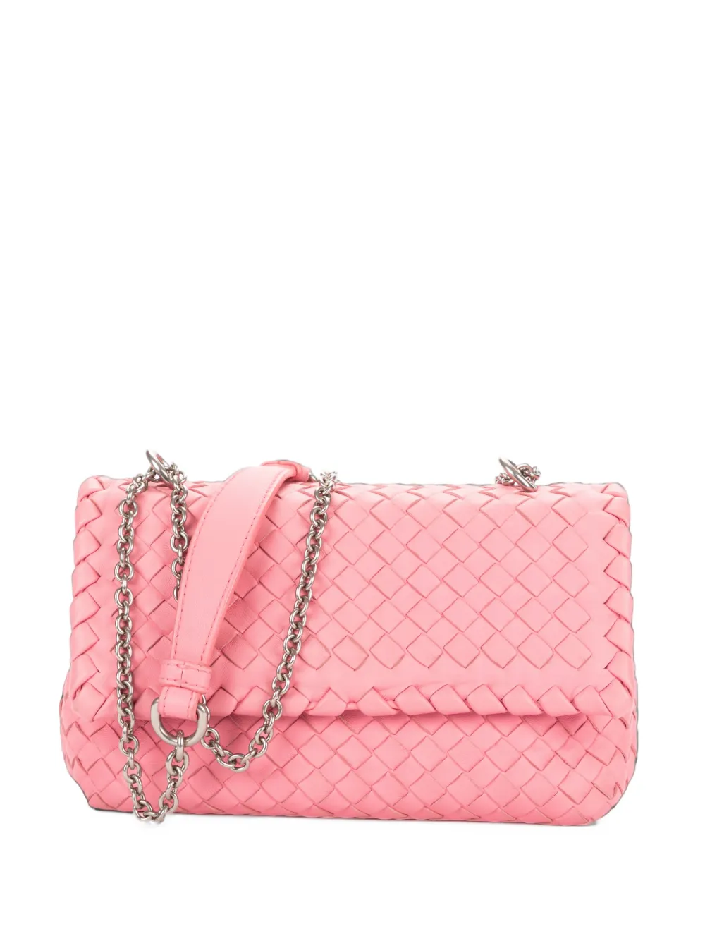 Bottega Veneta Pre-Owned baby Olimpia Intrecciato shoulder bag - Rosa