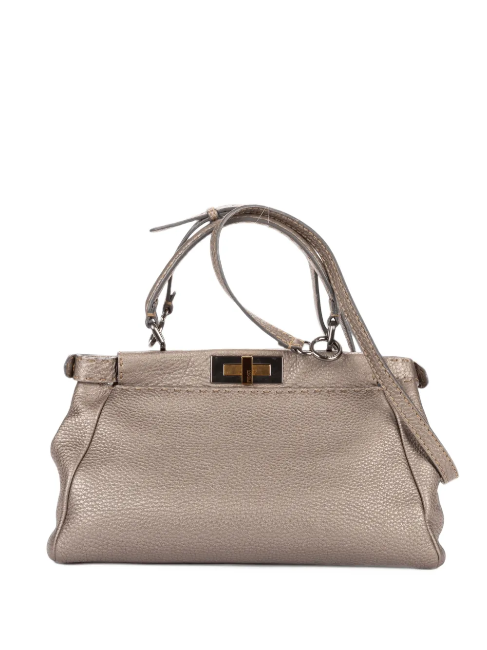 Fendi Pre-Owned medium Peekaboo Selleria tote bag - Grau