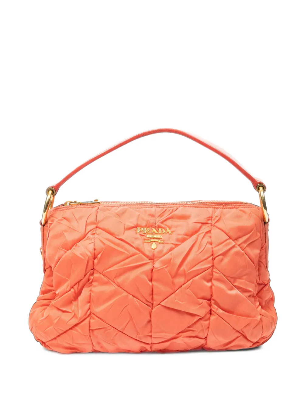 Prada Pre-Owned quilted tote bag - Arancione