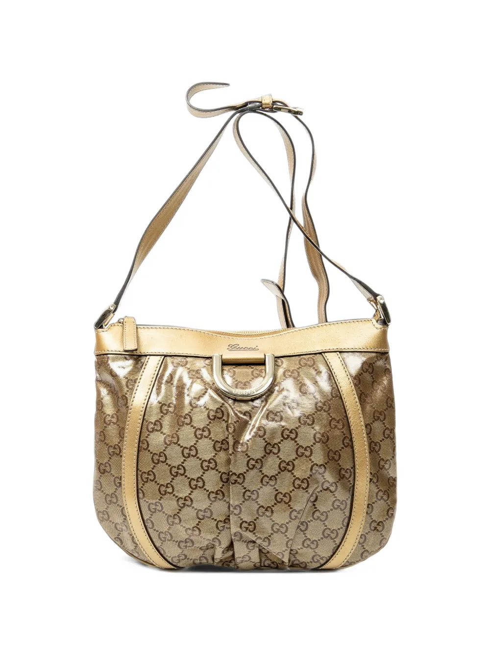 Gucci Pre-Owned D Ring shoulder bag - Marrone