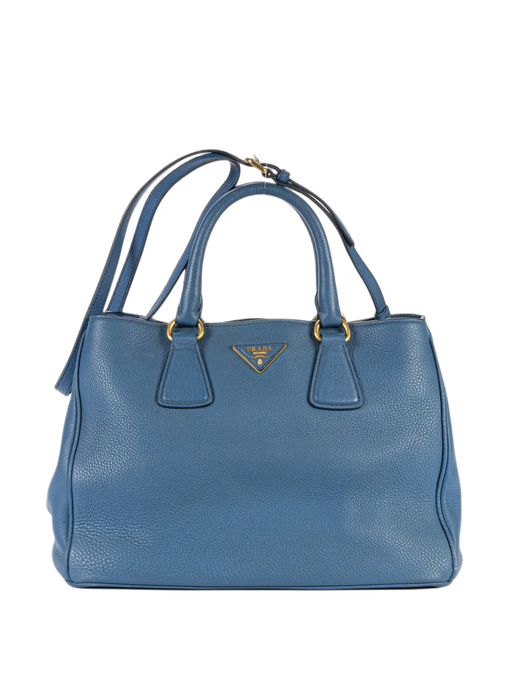 Prada Pre-Owned Open Grained tote bag - Blu