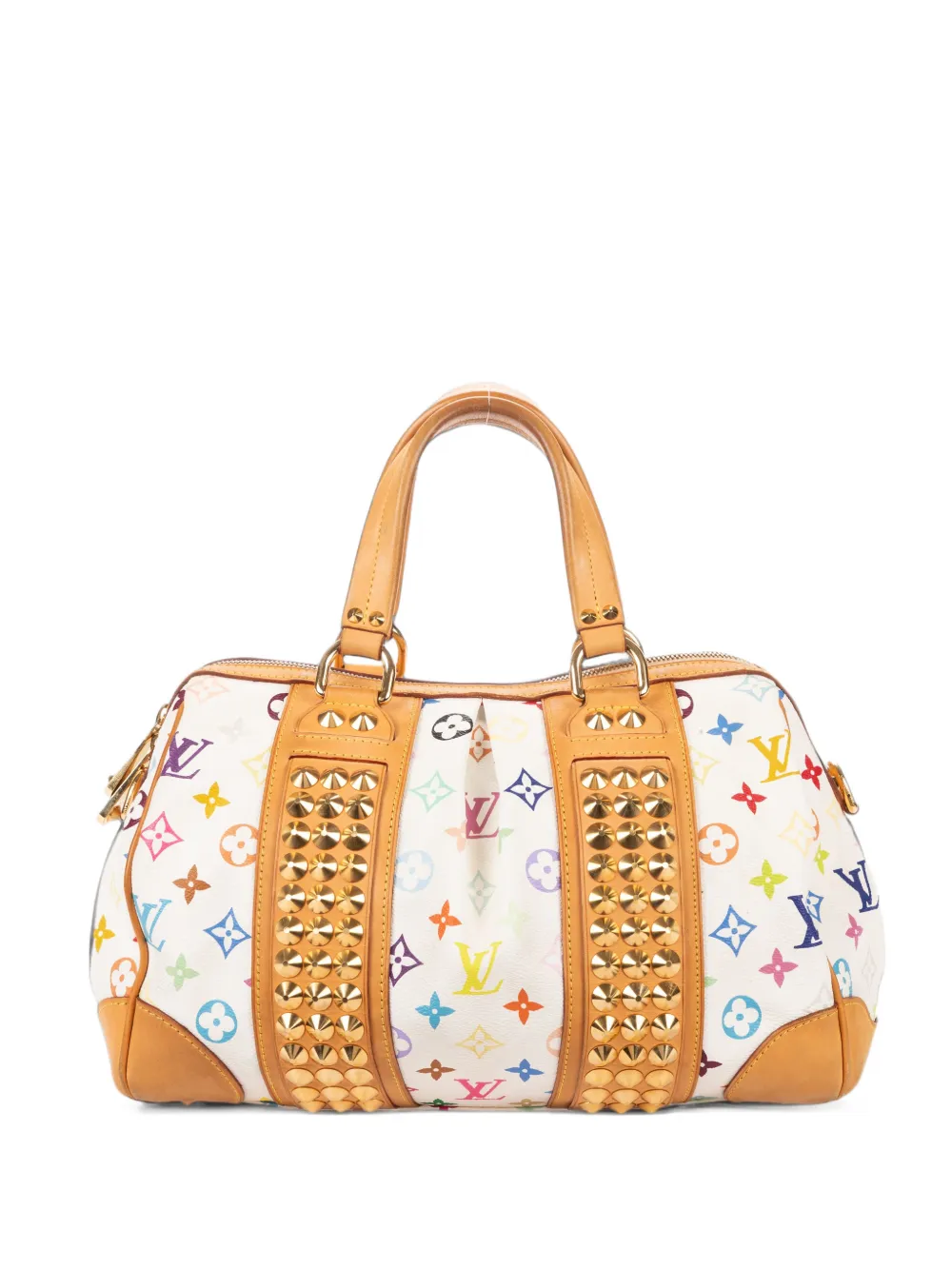 Louis Vuitton Pre-Owned x Takashi Murakami Courtney Monogram studded tote bag - Bianco