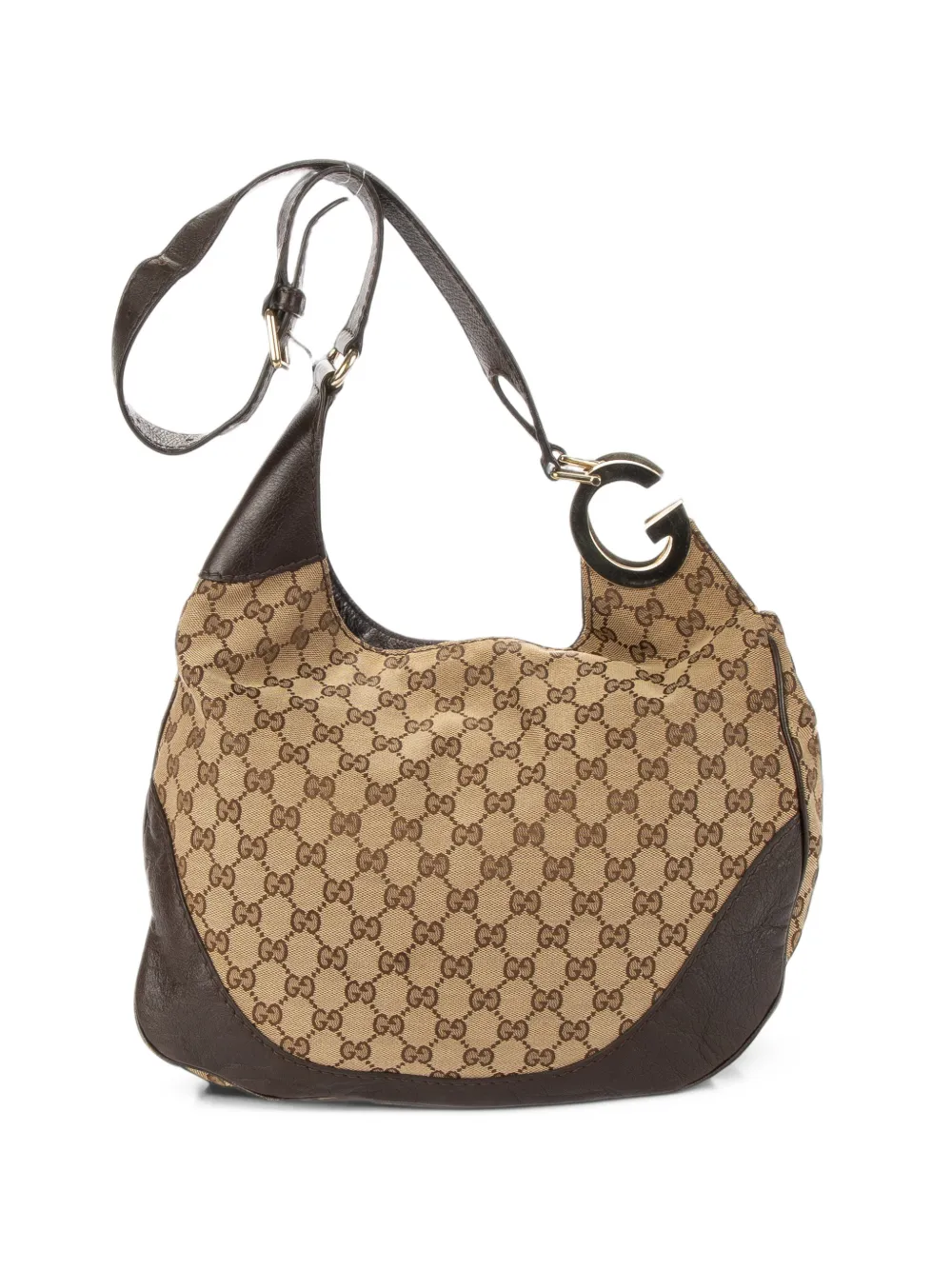 Gucci Pre-Owned Charlotte GG monogram shoulder bag - Braun