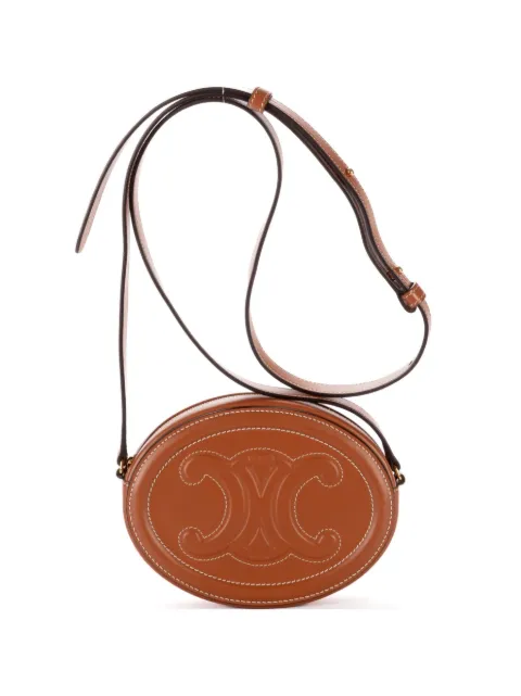 Celine Pre-Owned Cuir Triomphe oval mini bag
