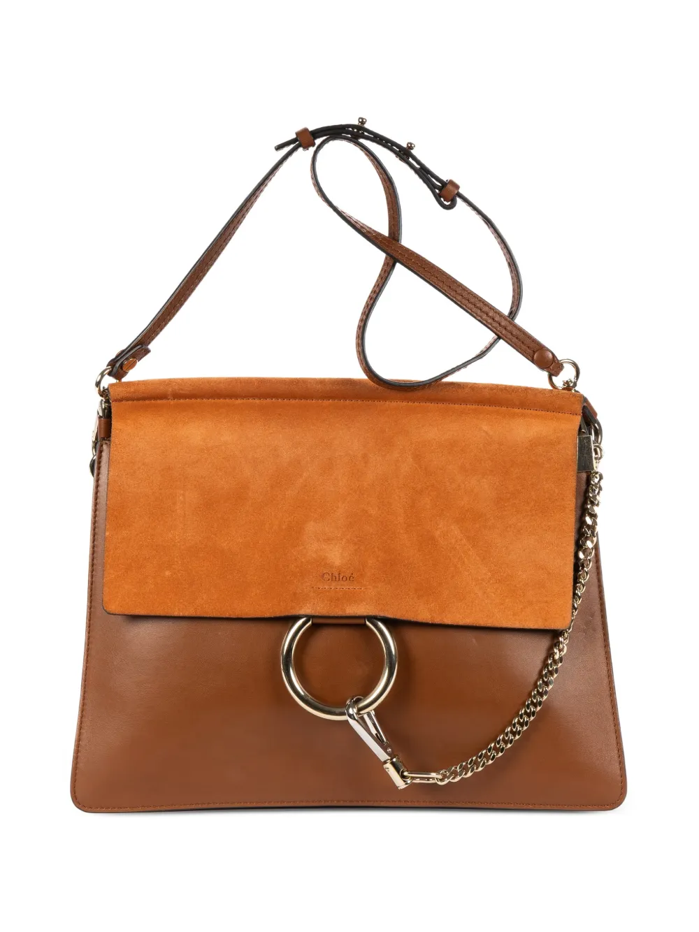 Chloé Pre-Owned medium Faye shoulder bag - Marrone