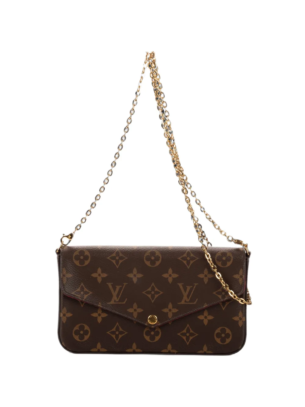Louis Vuitton Pre-Owned Pochette Félicie Monogram shoulder bag - Marron