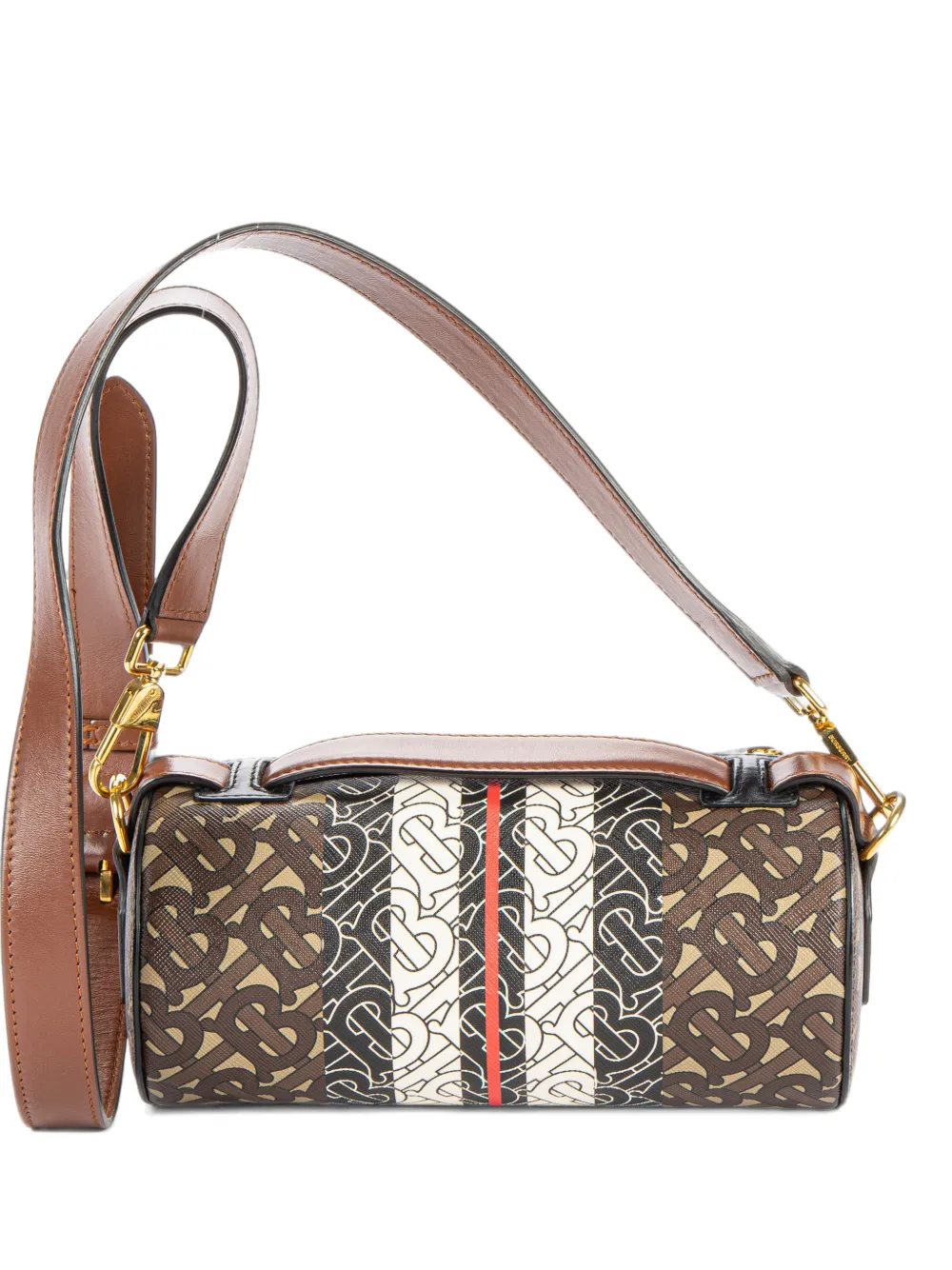 Burberry Pre-Owned TB-Monogram shoulder bag - Braun
