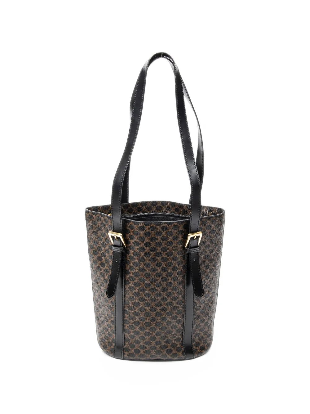 Celine Pre-Owned Macadam Beuteltasche mit Schnalle - Braun