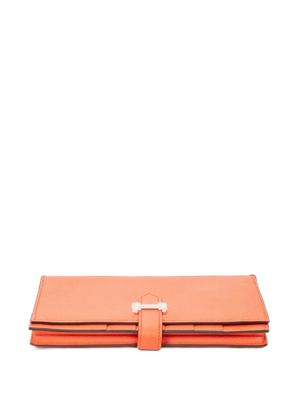 Hermès Pre-Owned Bearn Epsom leather wallet - Orange