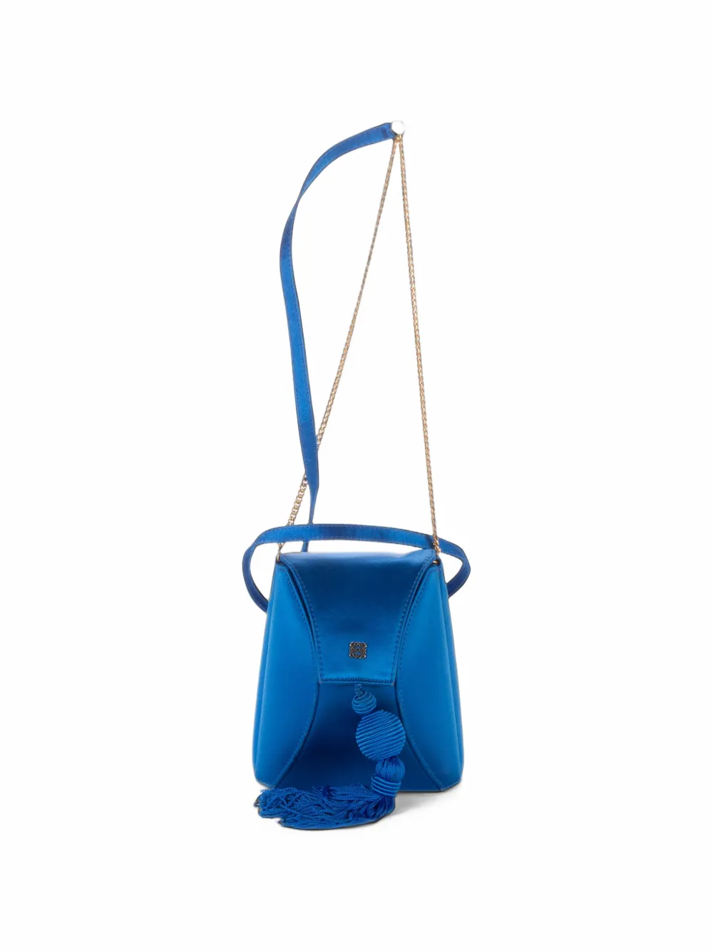 Loewe Pre-Owned mini tassel crossbody bag - Blau