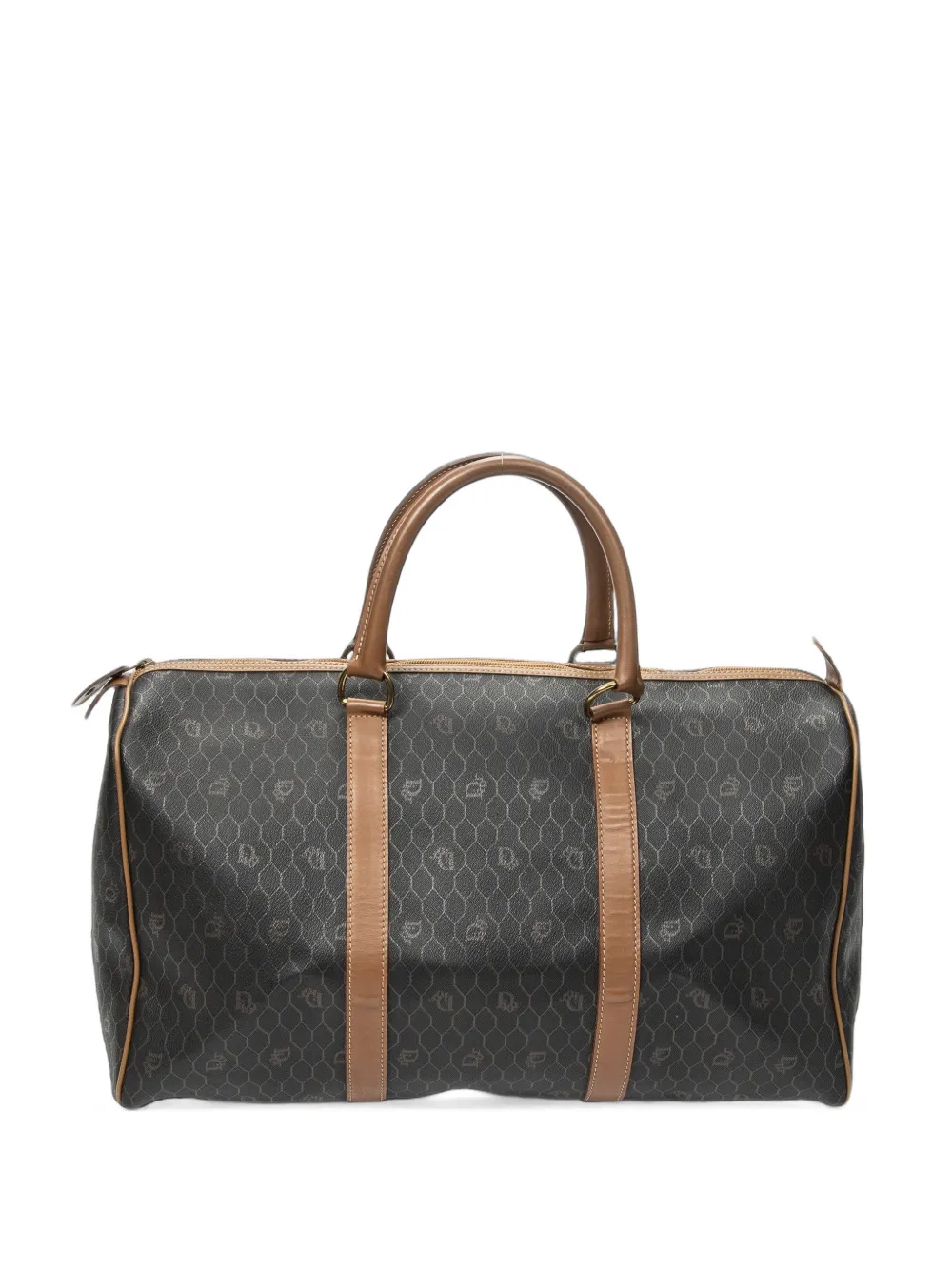 Christian Dior Pre-Owned Honeycomb Boston travel bag - Grau