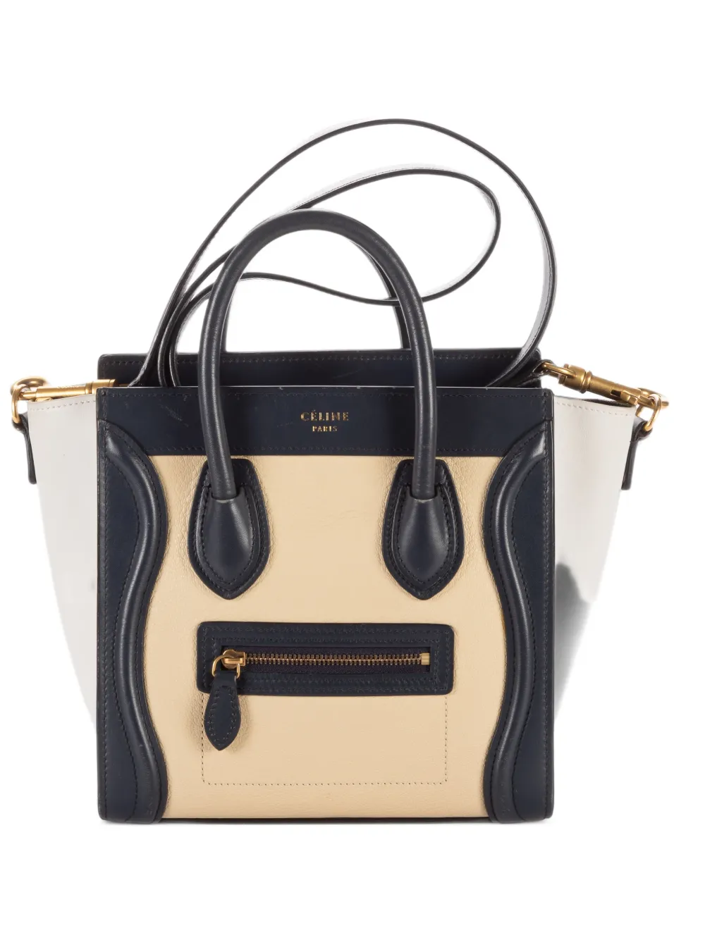 Celine Pre-Owned Nano Luggage tote bag - Nude