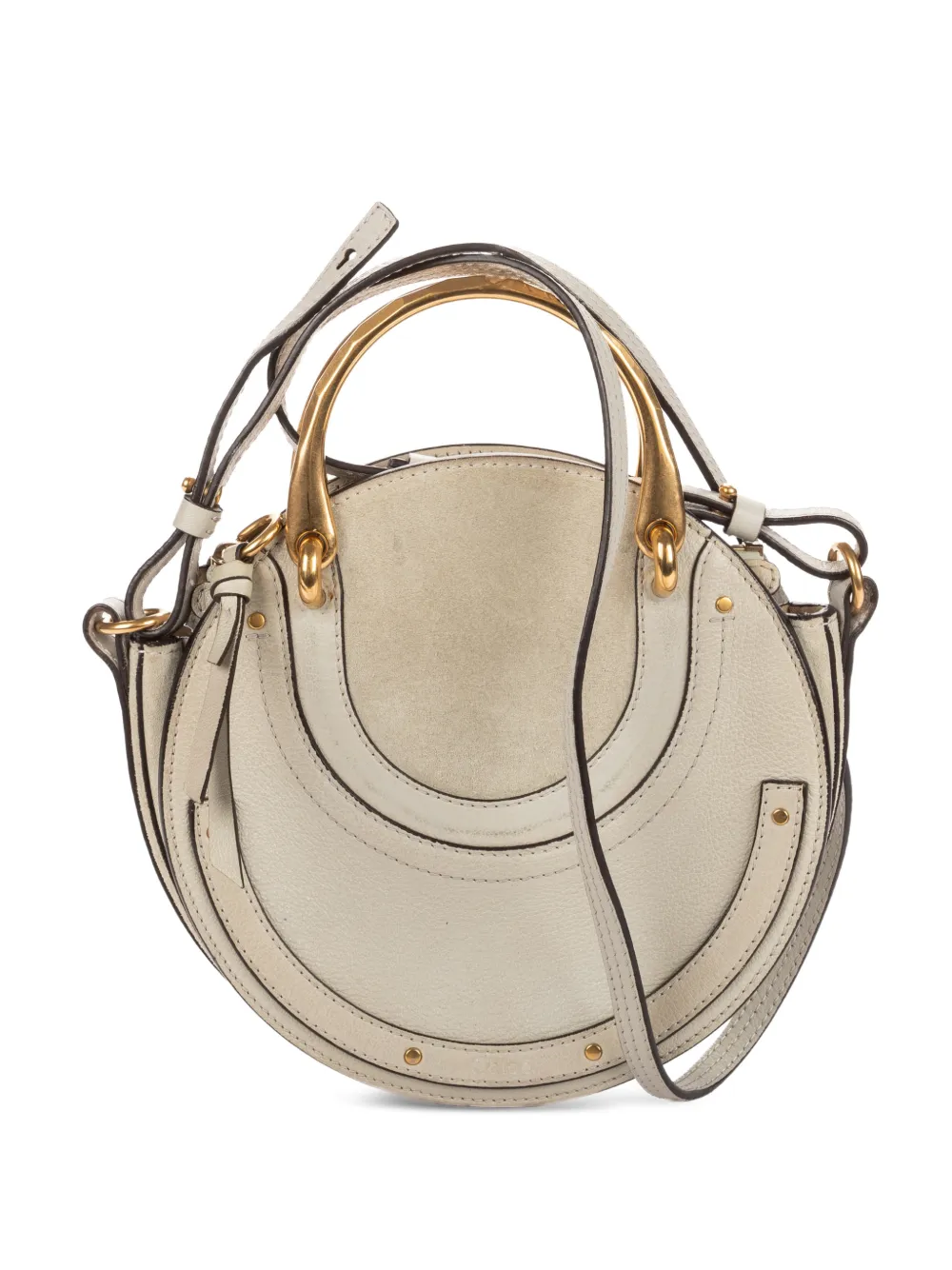 Chloé Pre-Owned Pixie crossbody shoulder bag - Nude