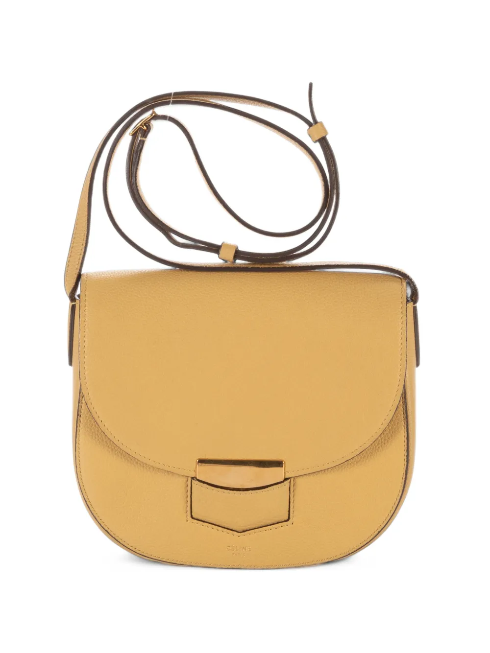 Celine Pre-Owned Trotteur leather mini bag - Nude