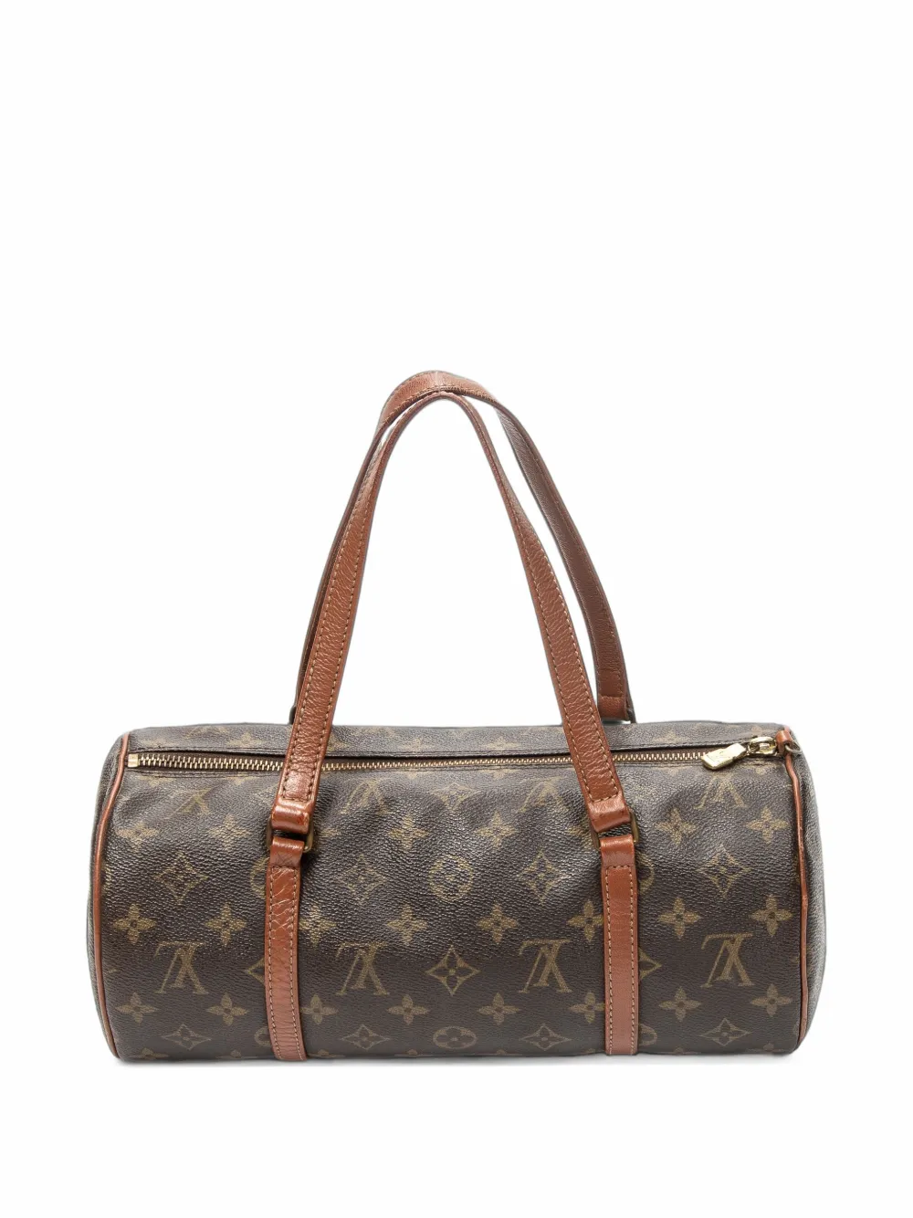 Louis Vuitton Pre-Owned Papillon 3 Monogram zip-fastening tote bag - Marrone
