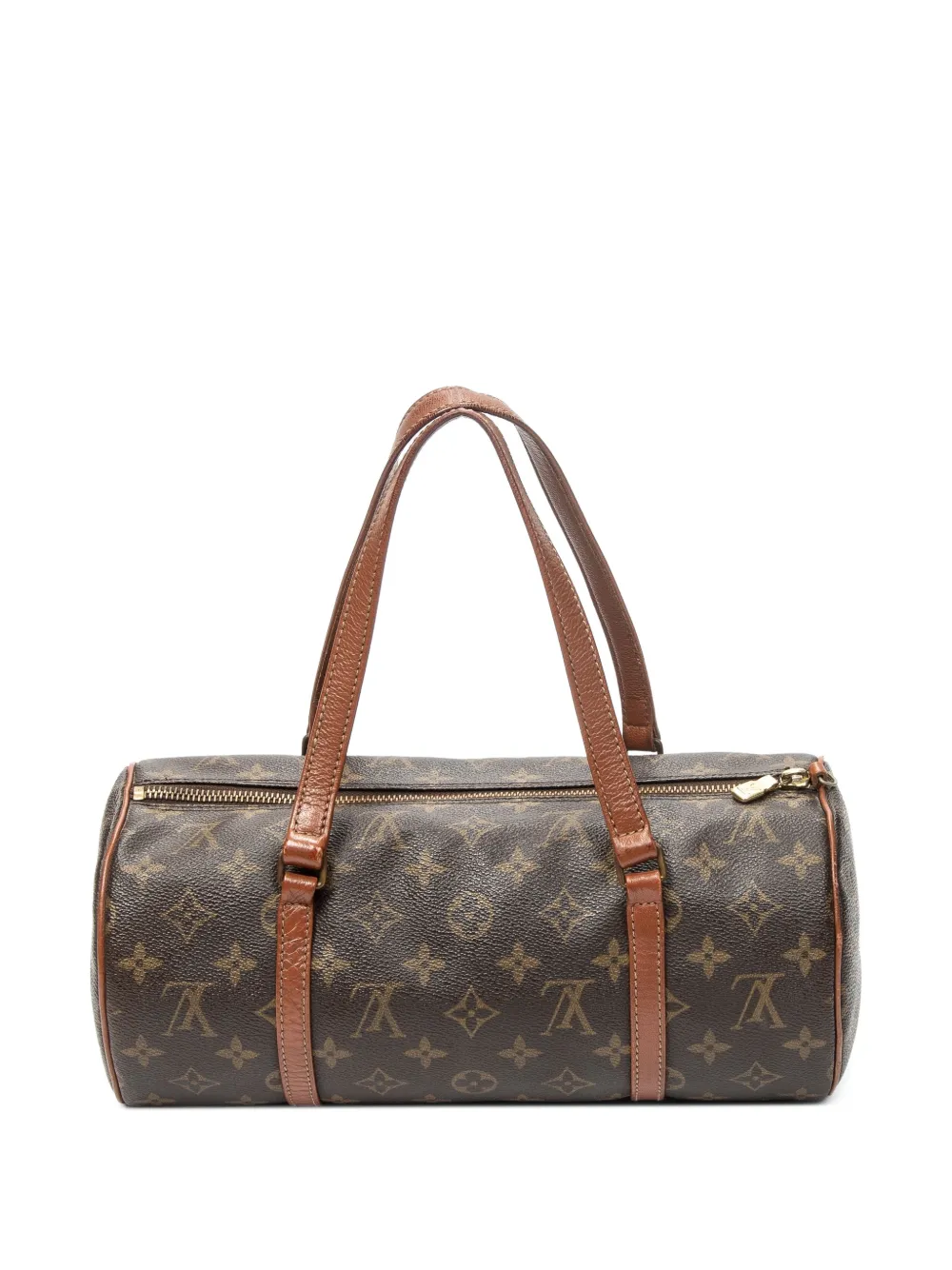 Louis Vuitton Pre-Owned Papillon 3 Monogram zip-fastening tote bag - Marrone