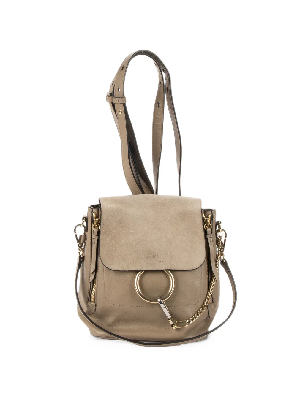 Chloé Pre-Owned Faye backpack - Grau