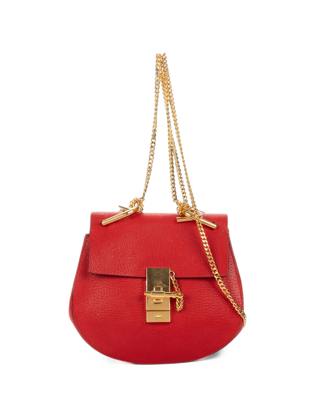 Chloé Pre-Owned mini Drew crossbody bag Rood