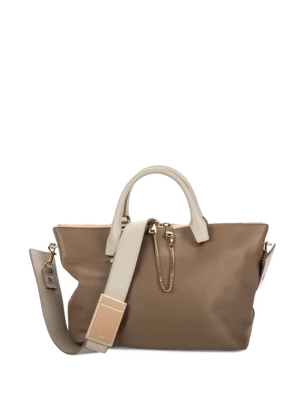 Chloé Pre-Owned Bailey Rolled tote bag - Braun