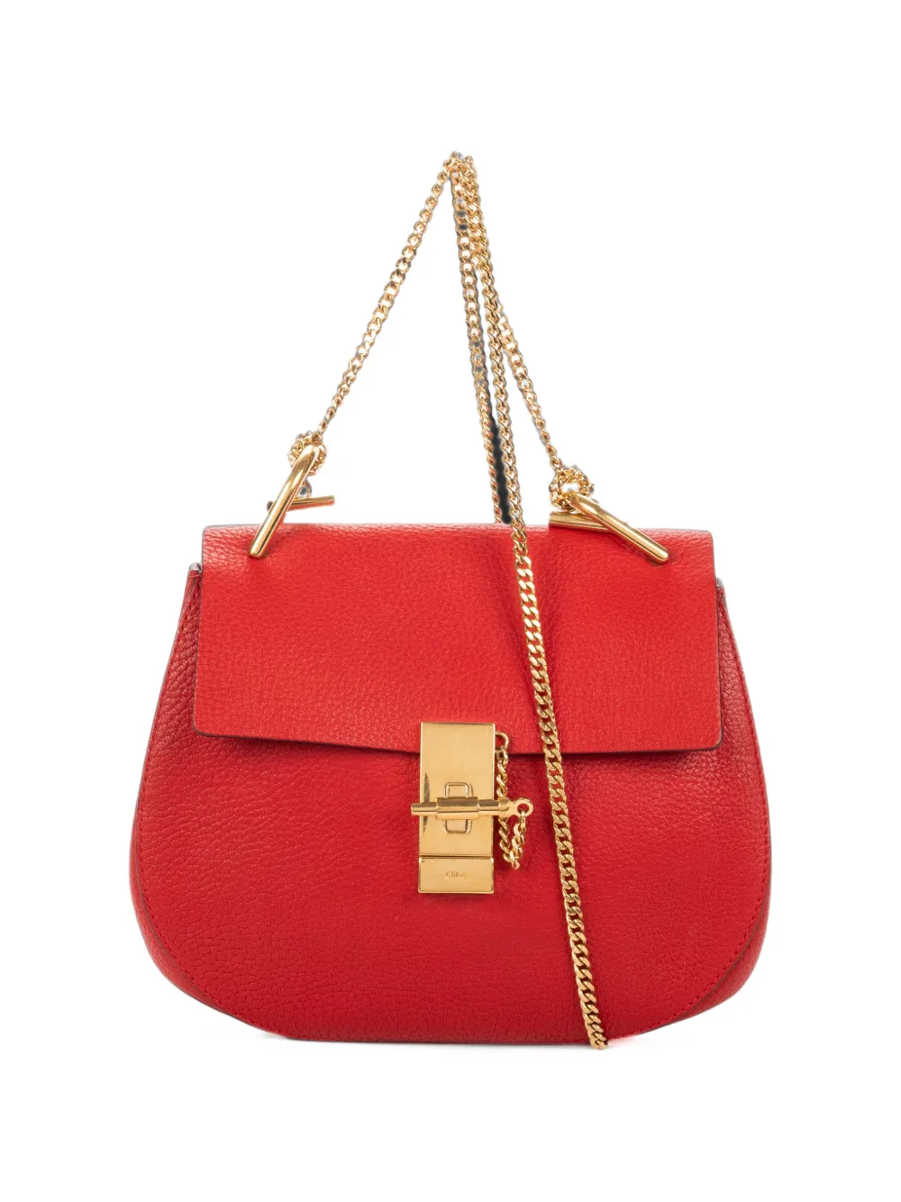 Chloé Pre-Owned small Drew leather shoulder bag - Rot