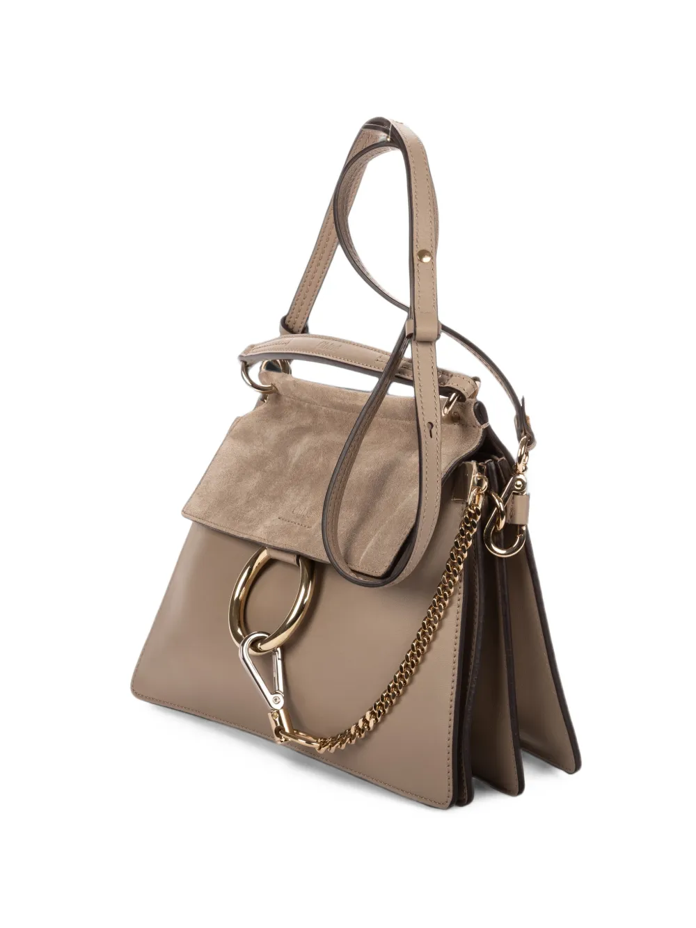 Chloé Pre-Owned Faye top handle shoulder bag - Neutrals