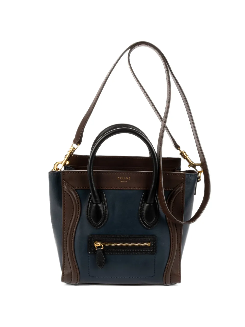 Celine Pre-Owned Nano Luggage tote bag - Blau