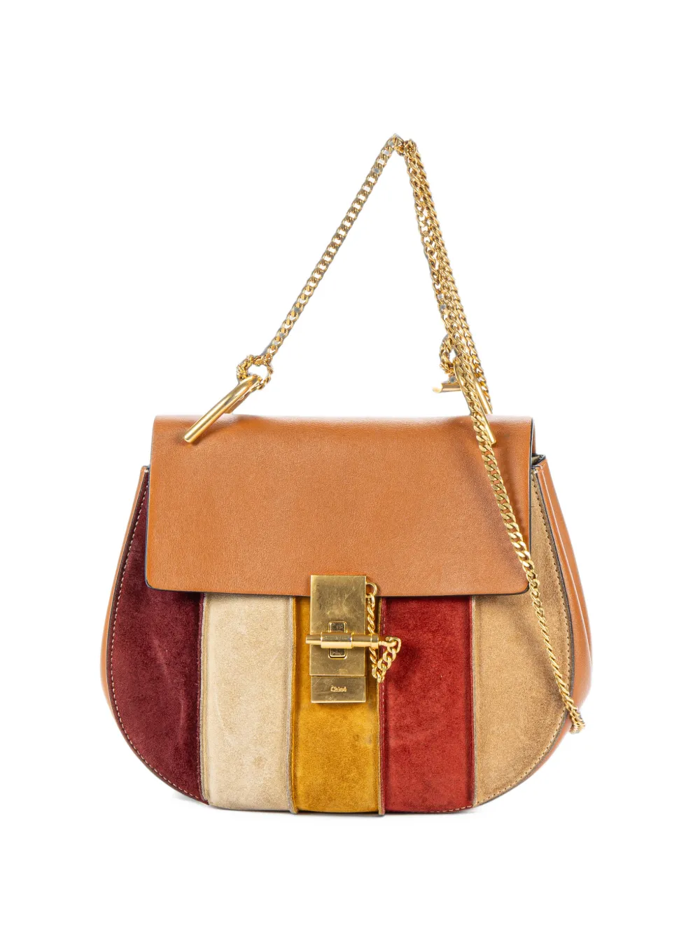 Chloé Pre-Owned small Drew shoulder bag - Braun