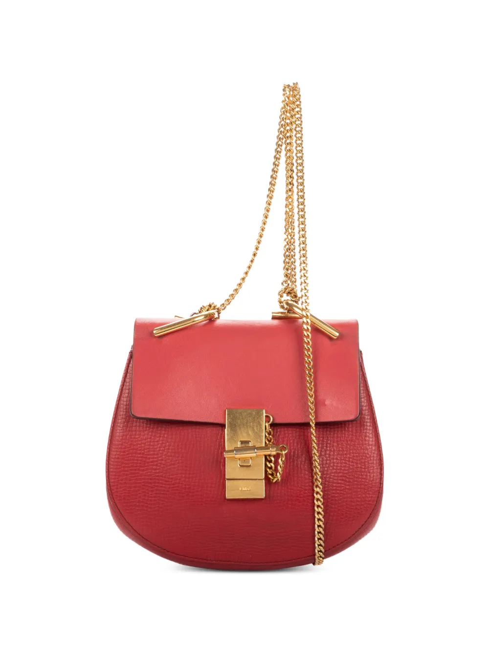 Chloé Pre-Owned mini Drew crossbody bag - Rosso