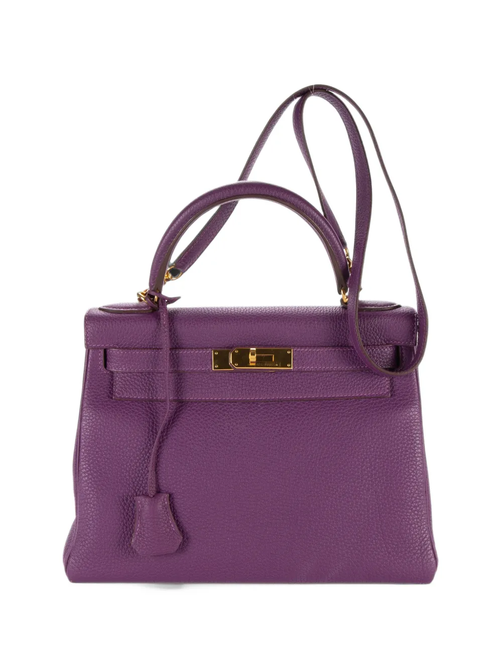 Hermès Pre-Owned Kelly Retourne leather tote bag - Violett