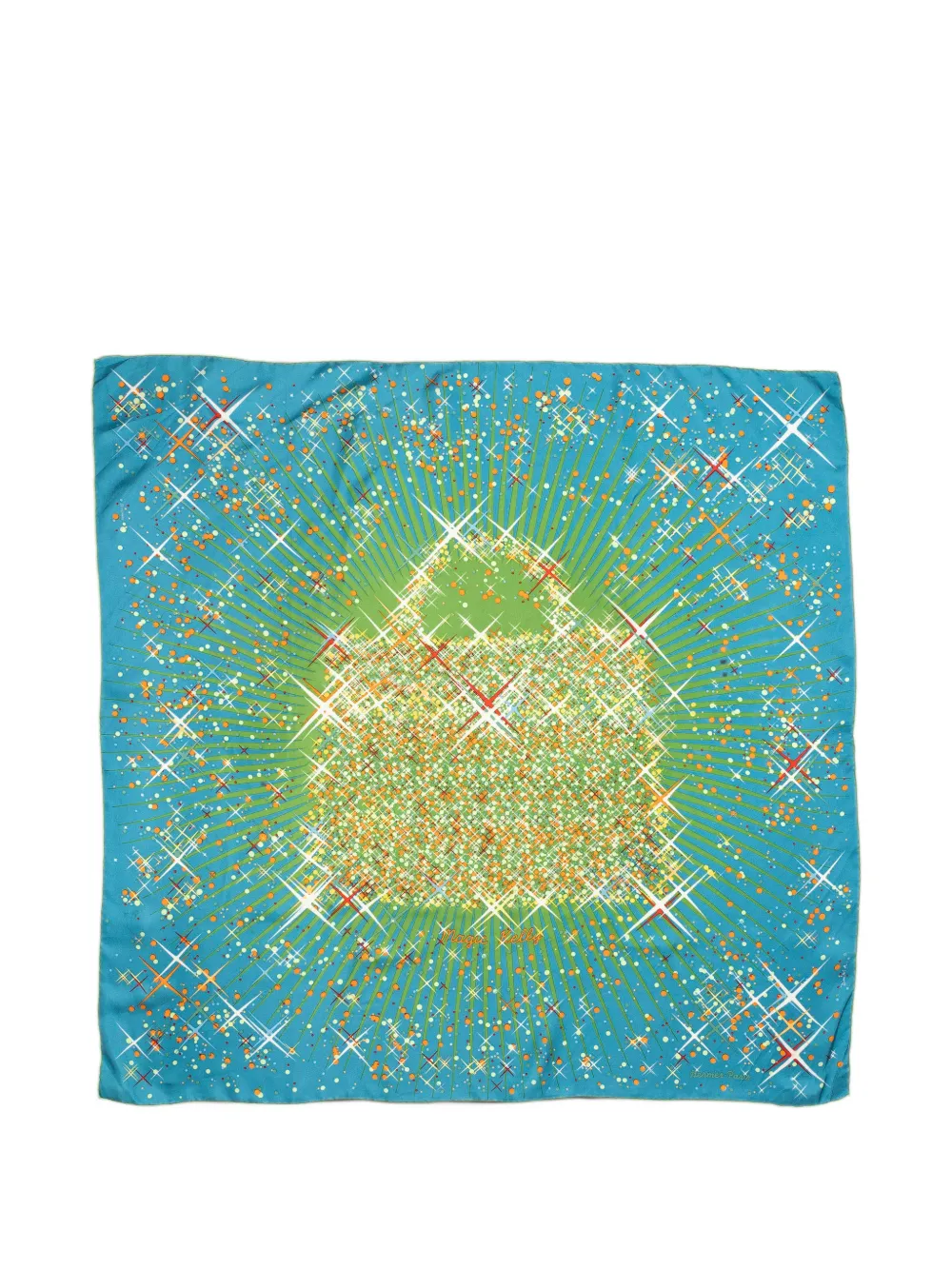 Hermès Pre-Owned Magic Kelly silk scarf - Blau