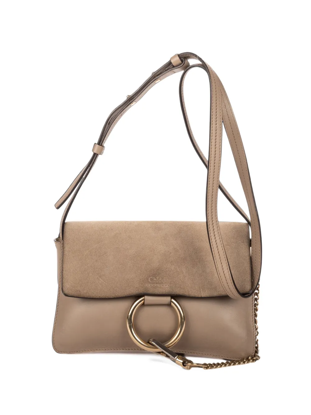 Chloé Pre-Owned Faye shoulder bag - Nude