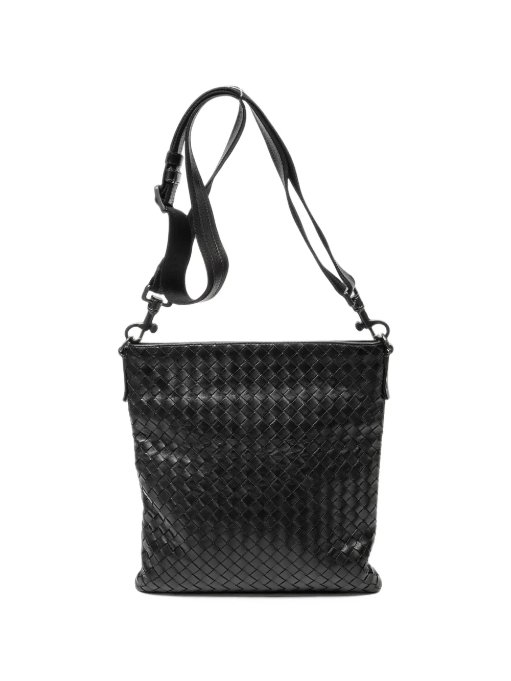 Bottega Veneta Pre-Owned small Intrecciato messenger bag - Schwarz