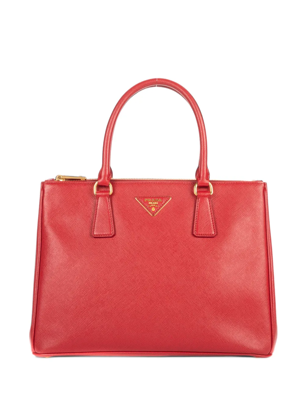 Prada Pre-Owned Galleria double-zip tote bag - Rosso