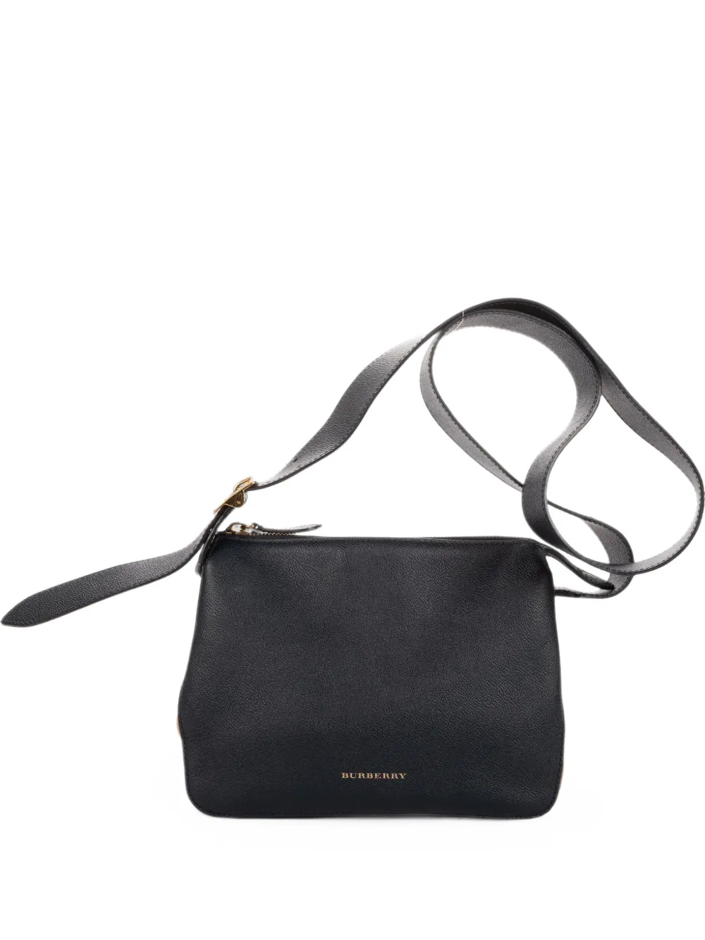 Burberry Pre-Owned Helmsley grained cross body bag - Blue