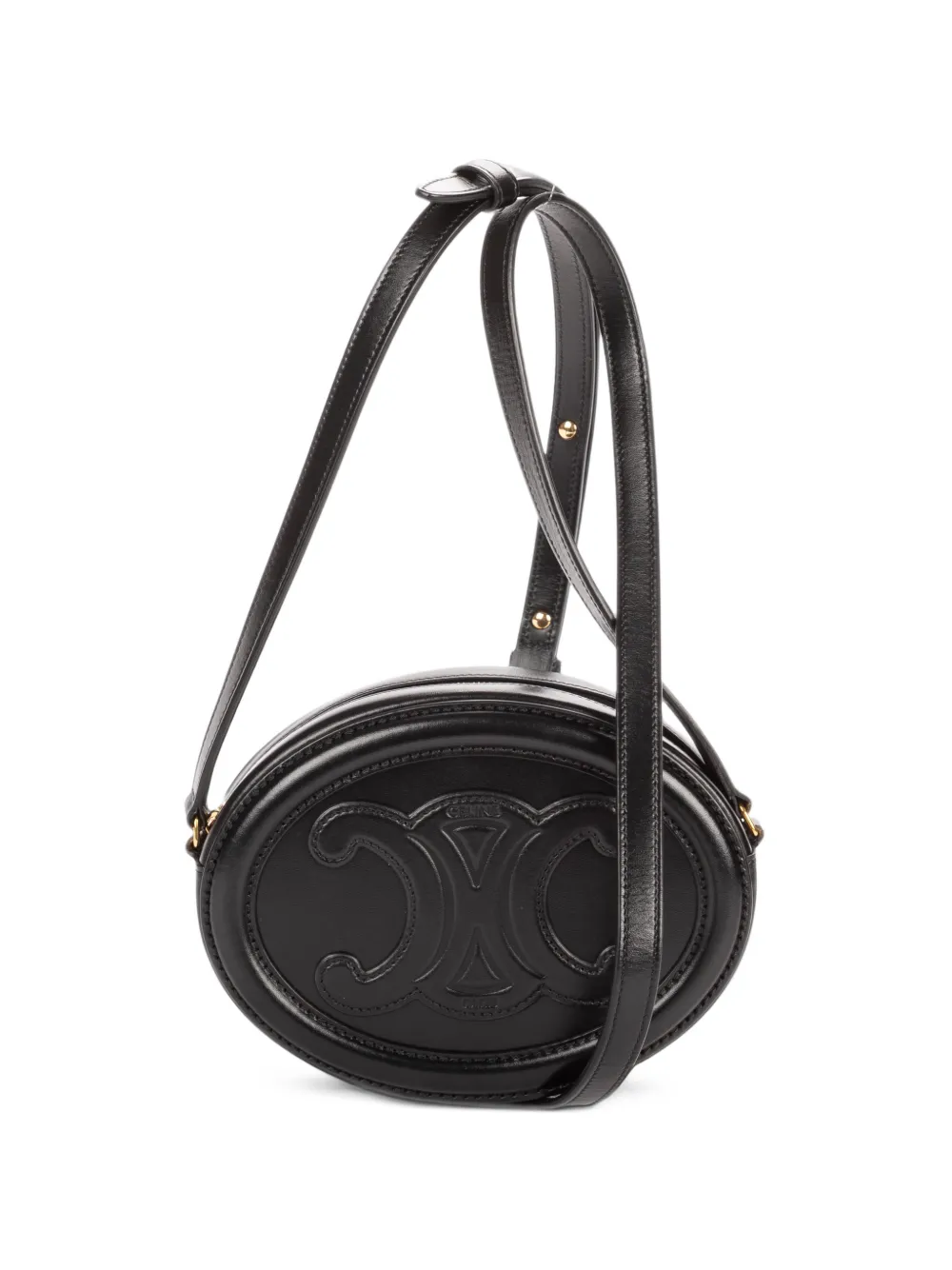 Celine Pre-Owned Triomphe oval shoulder bag - Schwarz