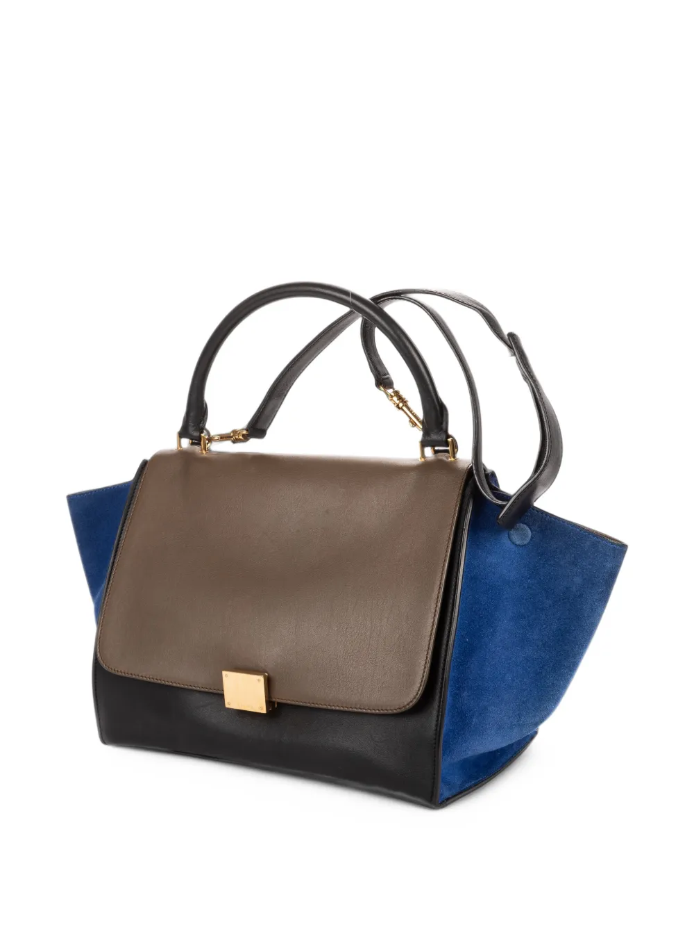 Celine Pre-Owned medium Trapeze tote bag Zwart