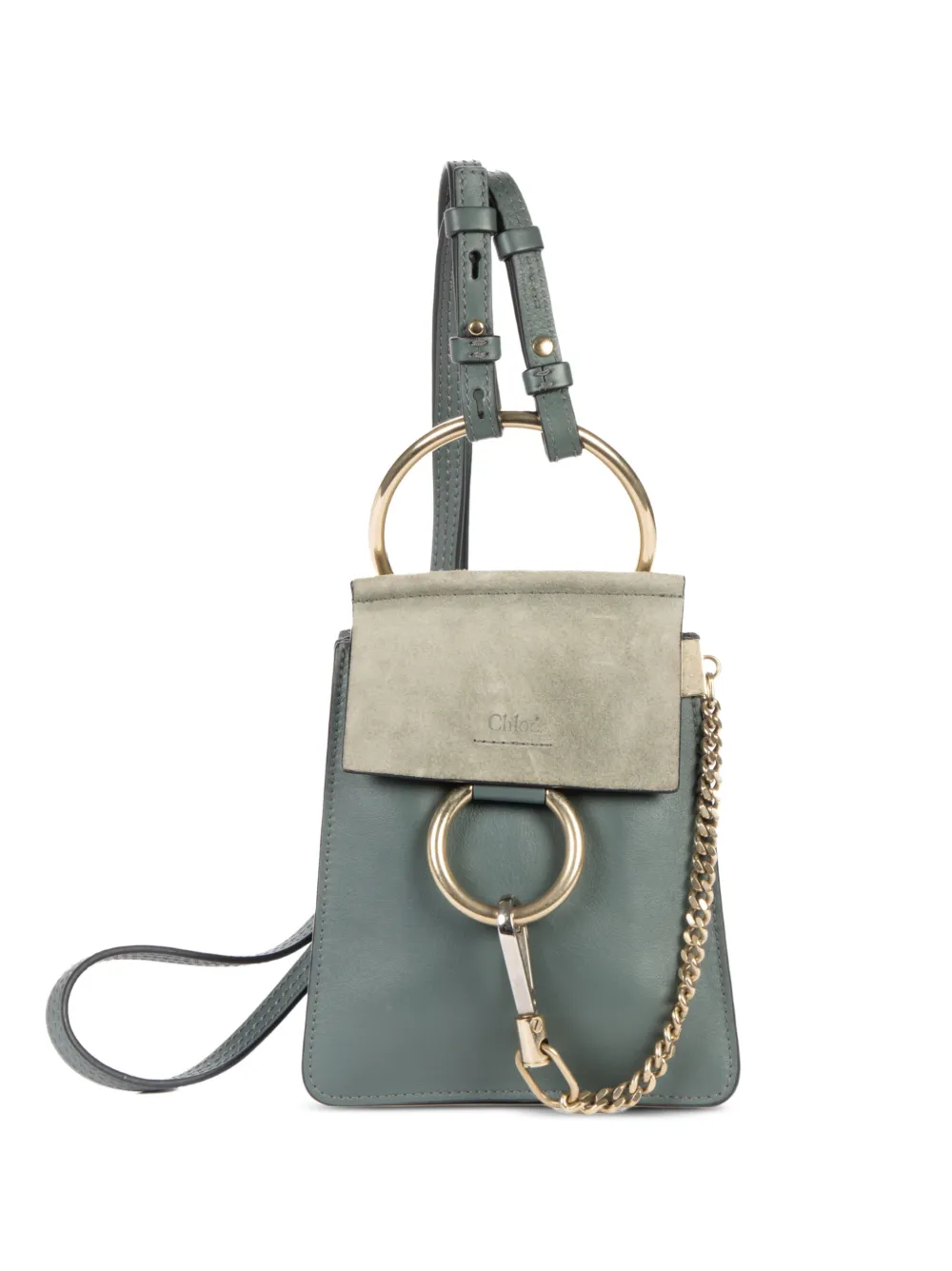 Chloé Pre-Owned small Faye Bracelet crossbody bag - Blau