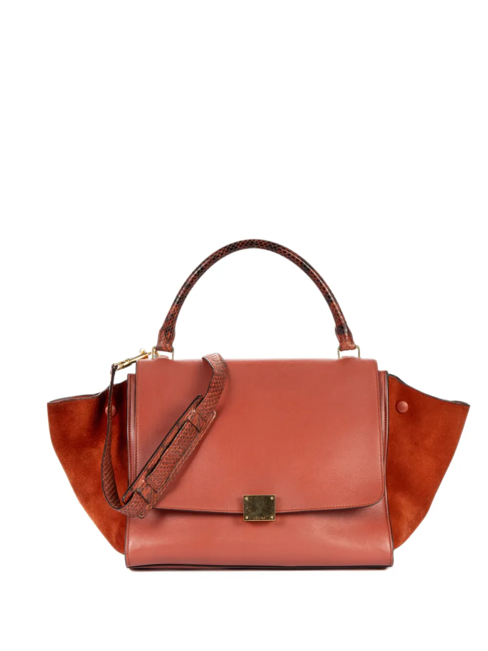 Celine Pre-Owned medium Trapeze tote bag - Rot
