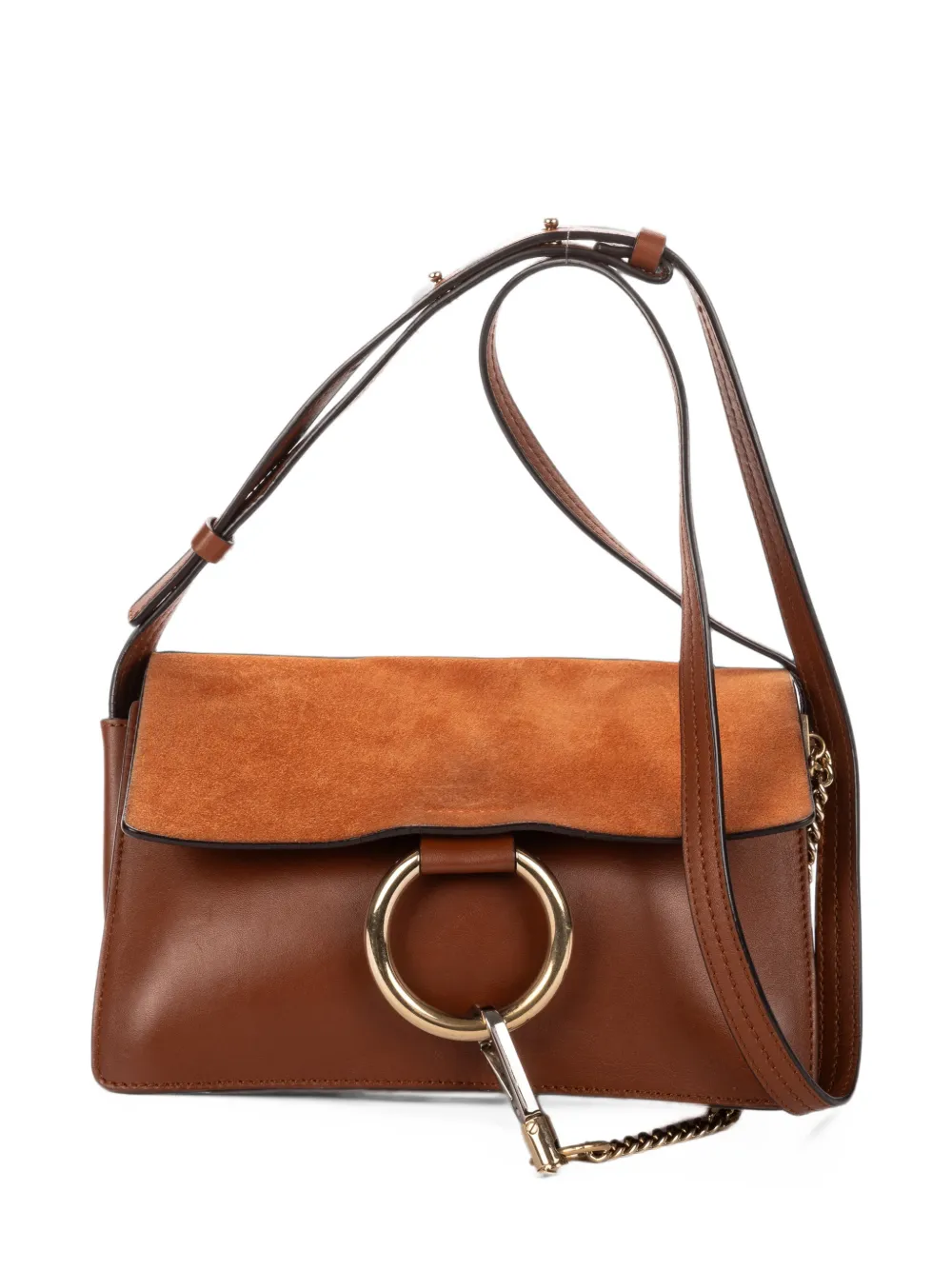 Chloé Pre-Owned small Faye shoulder bag - Marrone