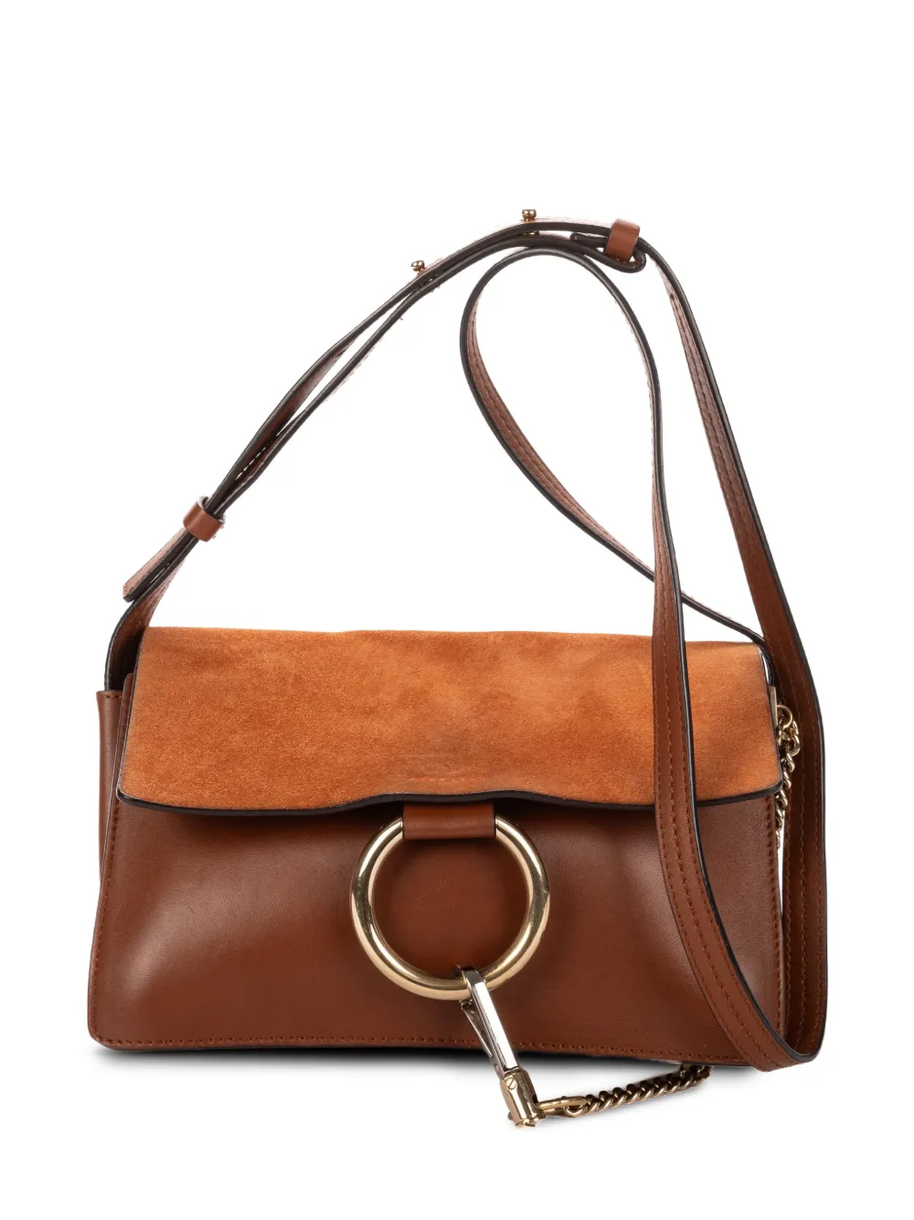 Chloé Pre-Owned small Faye shoulder bag - Marrone