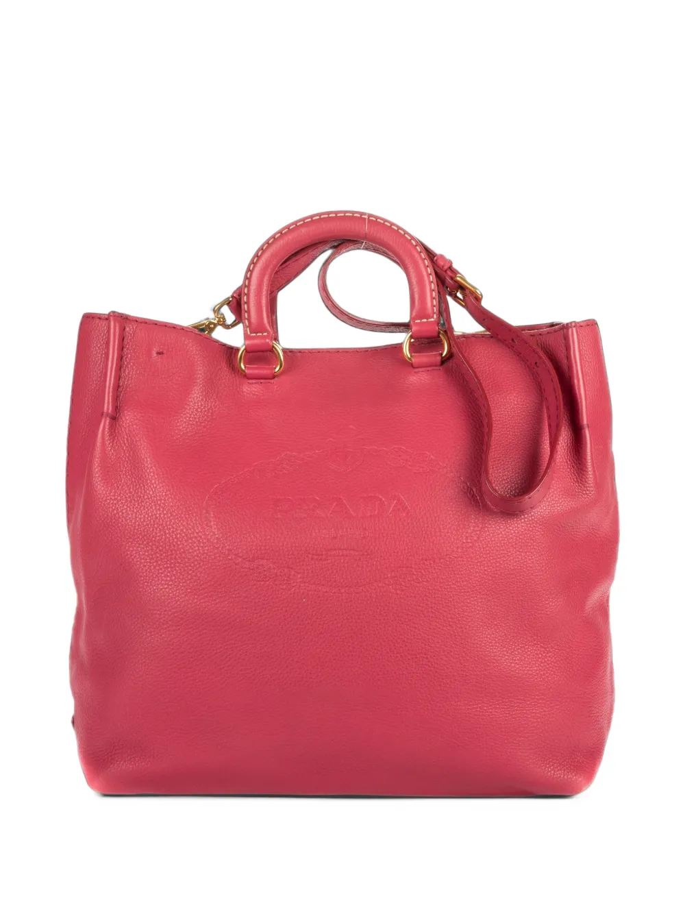 Prada Pre-Owned leather tote bag - Rosa