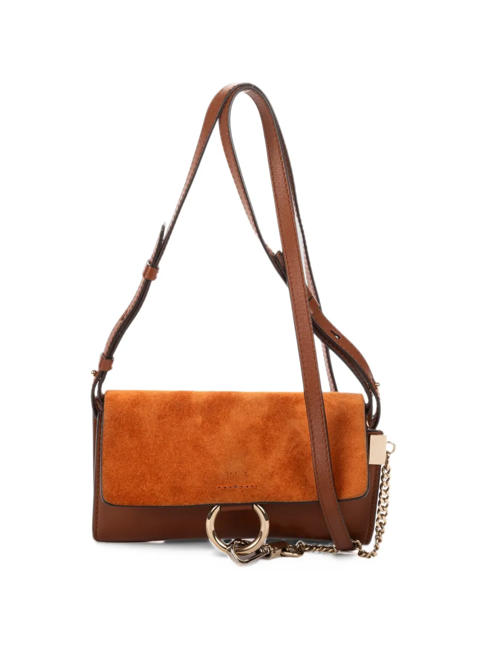 Chloé Pre-Owned mini Faye cross body bag - Braun