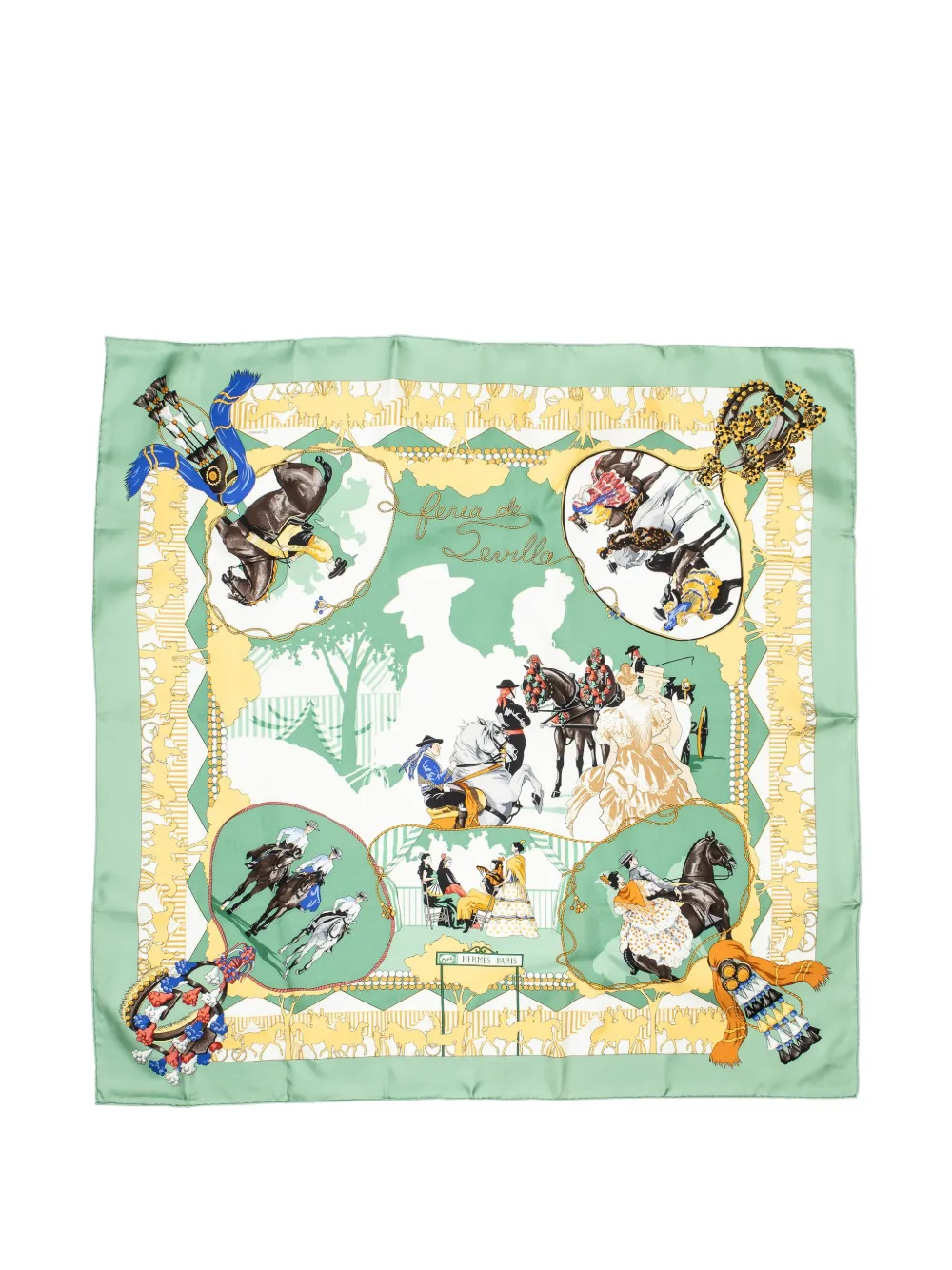 Hermès Pre-Owned Feria de Sevilla scarf - Grün
