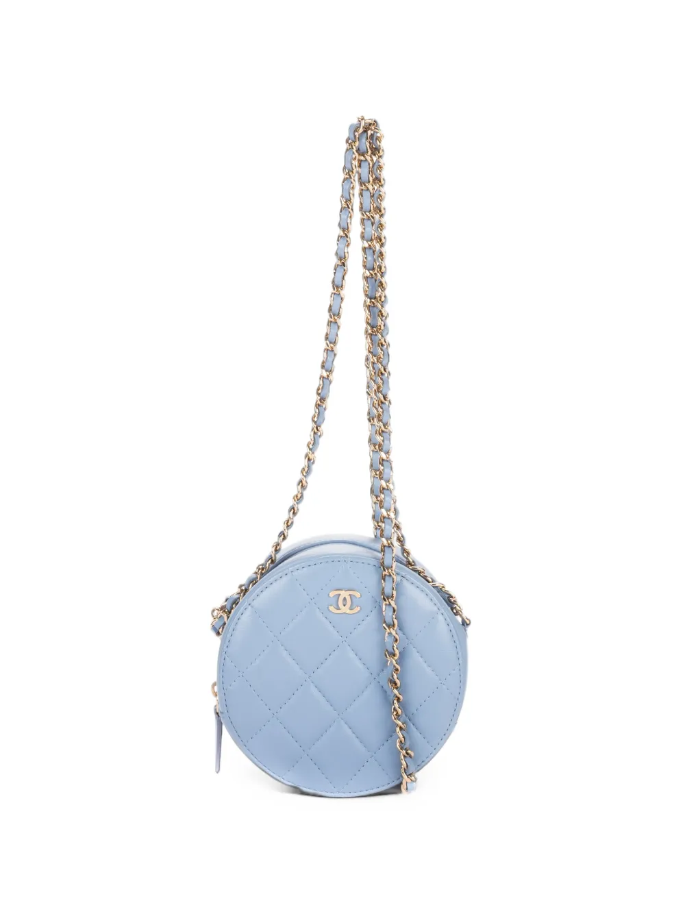 CHANEL Pre-Owned Borsa a tracolla CC rotonda - Blu