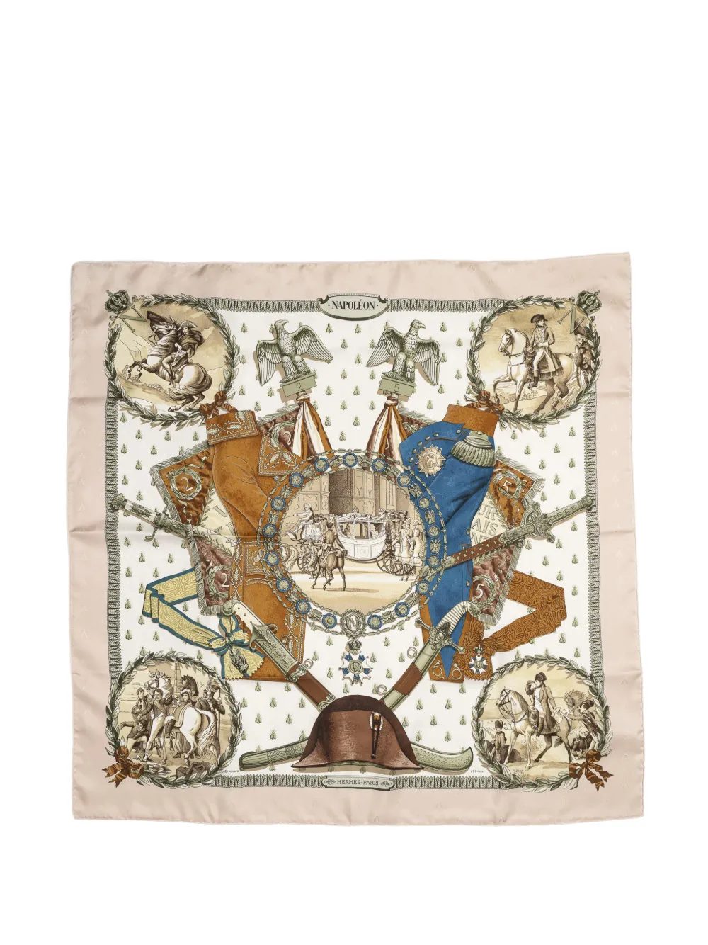 Hermès Pre-Owned Napoleon scarf - Nude