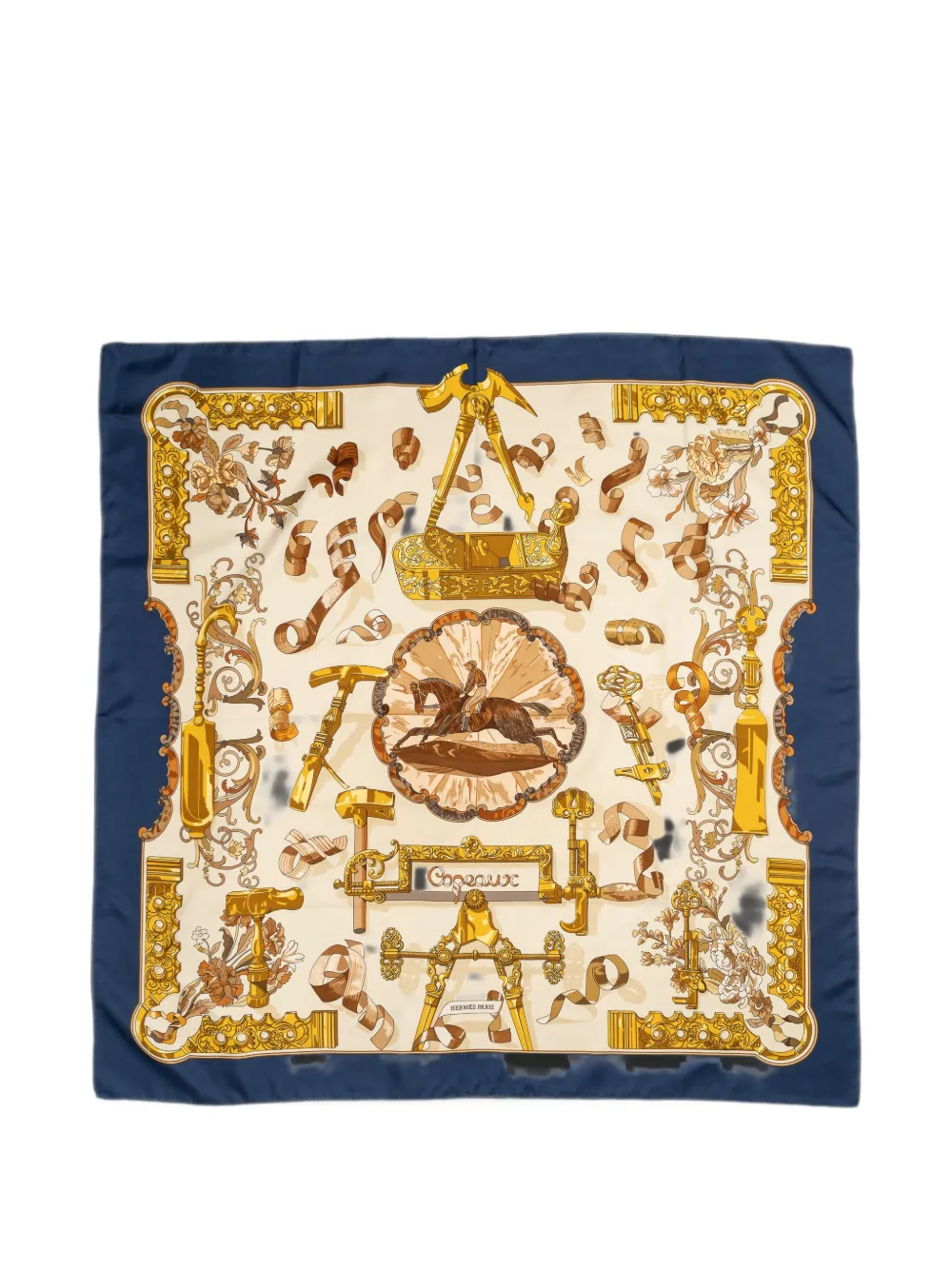 Hermès Pre-Owned Copeaux silk scarf - Nude