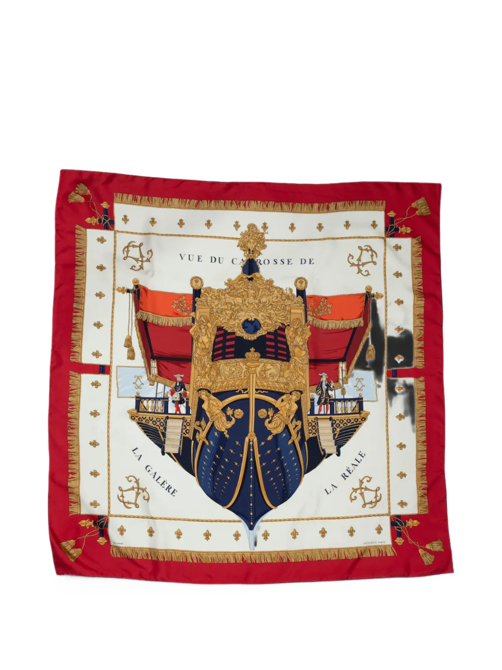 Hermès Pre-Owned graphic-print scarf - Rot