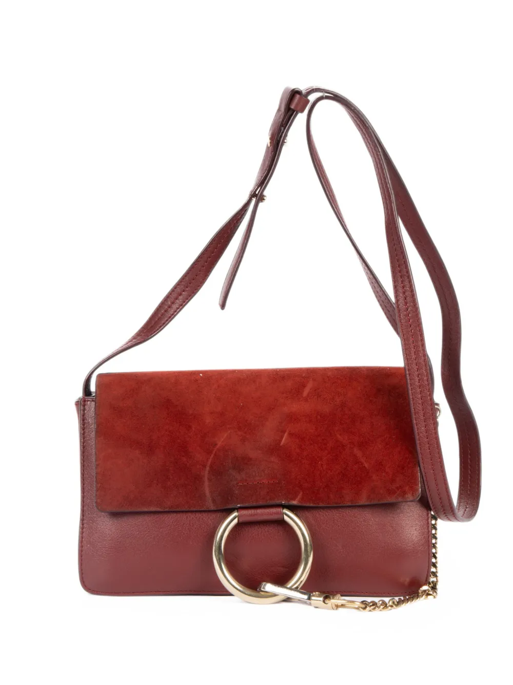 Chloé Pre-Owned small Faye shoulder bag - Rot