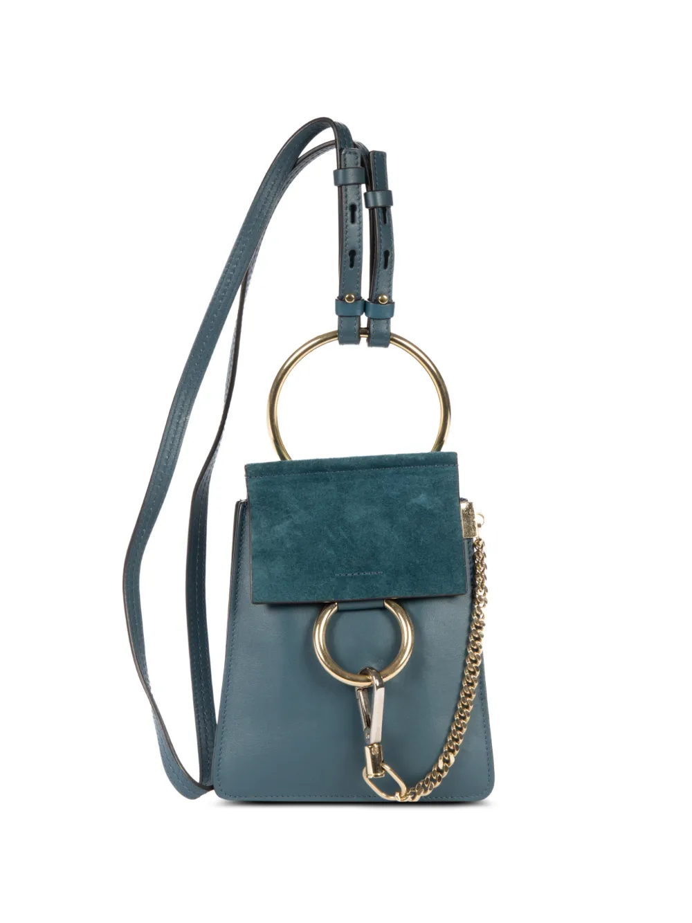 Chloé Pre-Owned small Faye Bracelet shoulder bag - Blau